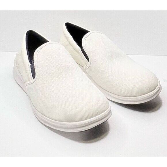 UGG 1124893 Men's Sz 12 White Sheldon Slip On Casual Sneakers Loafers - Picture 2 of 8